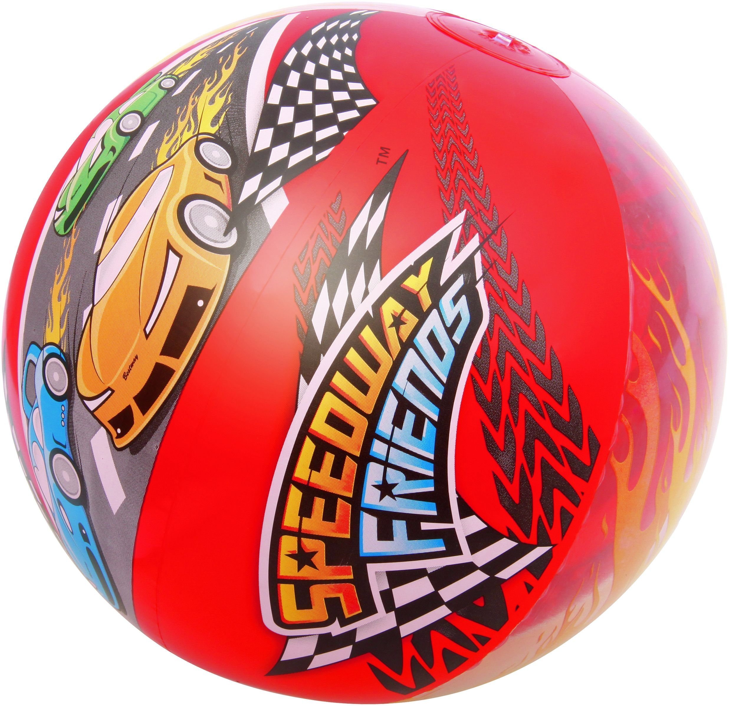 Bestway Speedway Friends Beach Ball, 51 cm Diameter, Multicolor