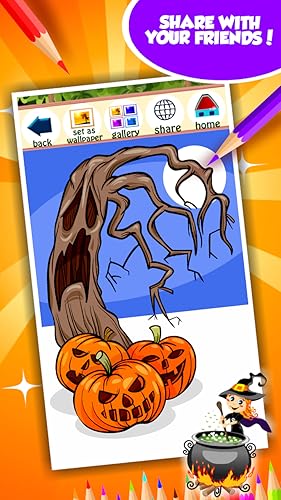 Livro para colorir Halloween