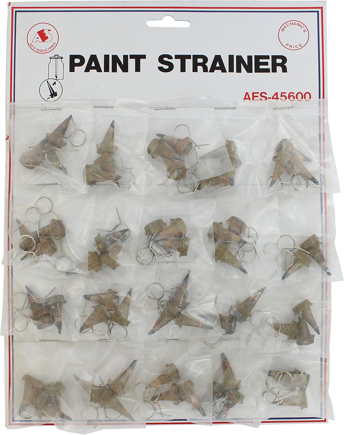 AES Industries Siphon Feed Lock-On Spray Gun Strainer Set [60 Lock-On Strainers]