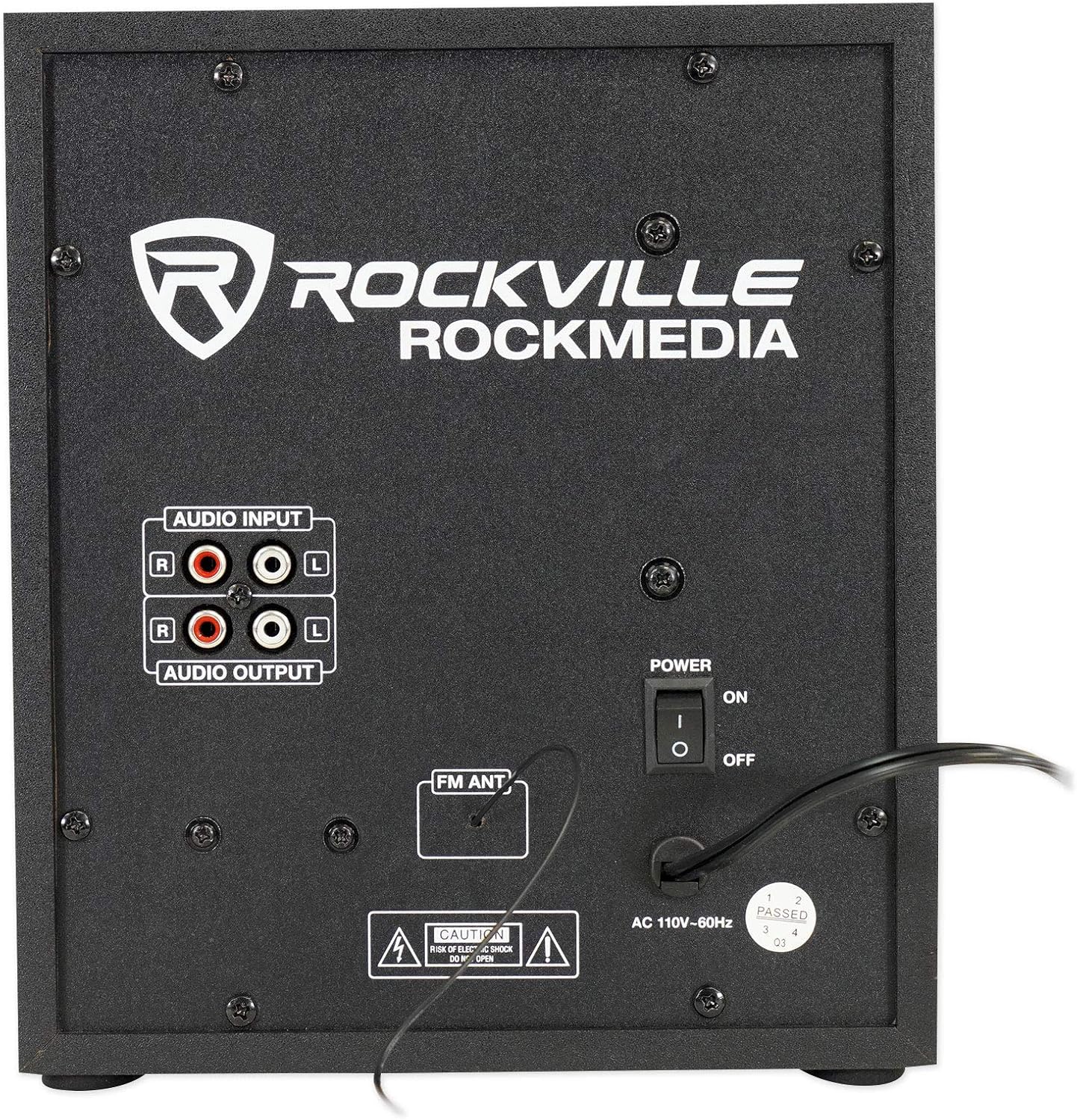 Flash Deals - 80% OFF Rockville Rock Media Home/Computer Speakers+Subwoofer/Bluetooth/USB/SD/FM+Remote