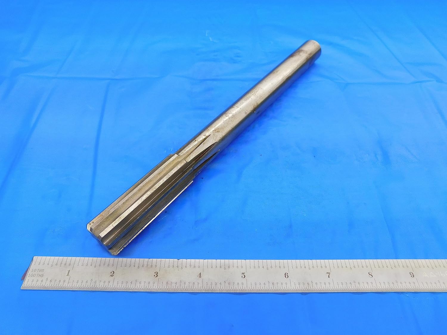 63/64 O.D. HSS Chucking Reamer 10 Flute .9843 ONSIZE Tooling - DE1296AB3