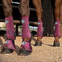 Vista 2 de Professional's Choice 2XCOOL - Botas deportivas para caballos medicinales, diseño protector y transpirable para máxima comodidad y durabilidad