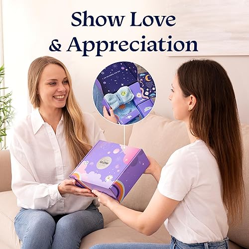 Miniatura 3 de Caja de regalo para mujeres, paquete de cuidado personal para mujeres con artículos únicos para agradecimiento, aliento y alivio del estrés, regalos