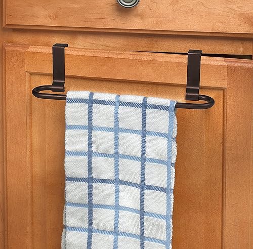 Miniatura 3 de Spectrum Diversified Euro Bar - Estante para puerta de armario con soportes acolchados, sin instalación, estante de cocina y soporte para toallas de