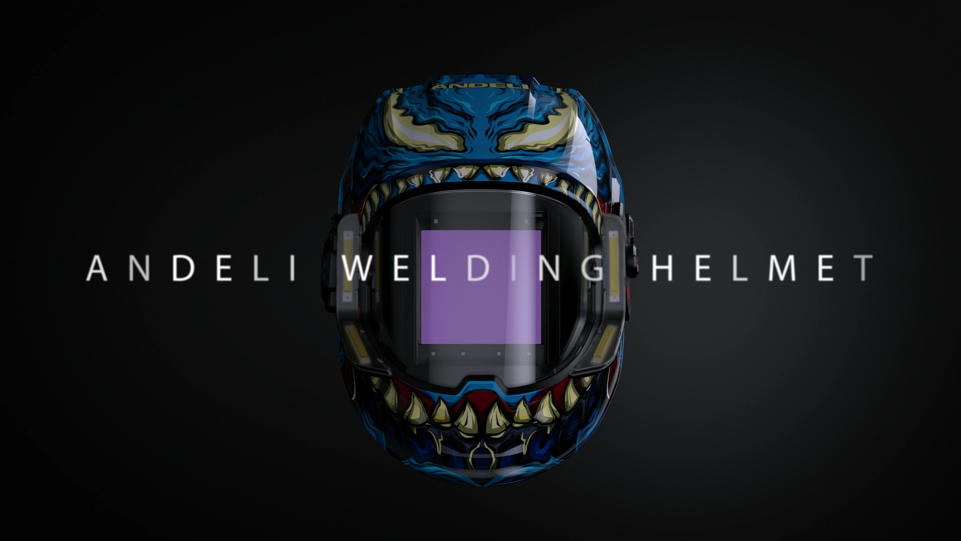 ANDELI Welding Helmet - 180° Panoramic 6 Arc Sensor True Color