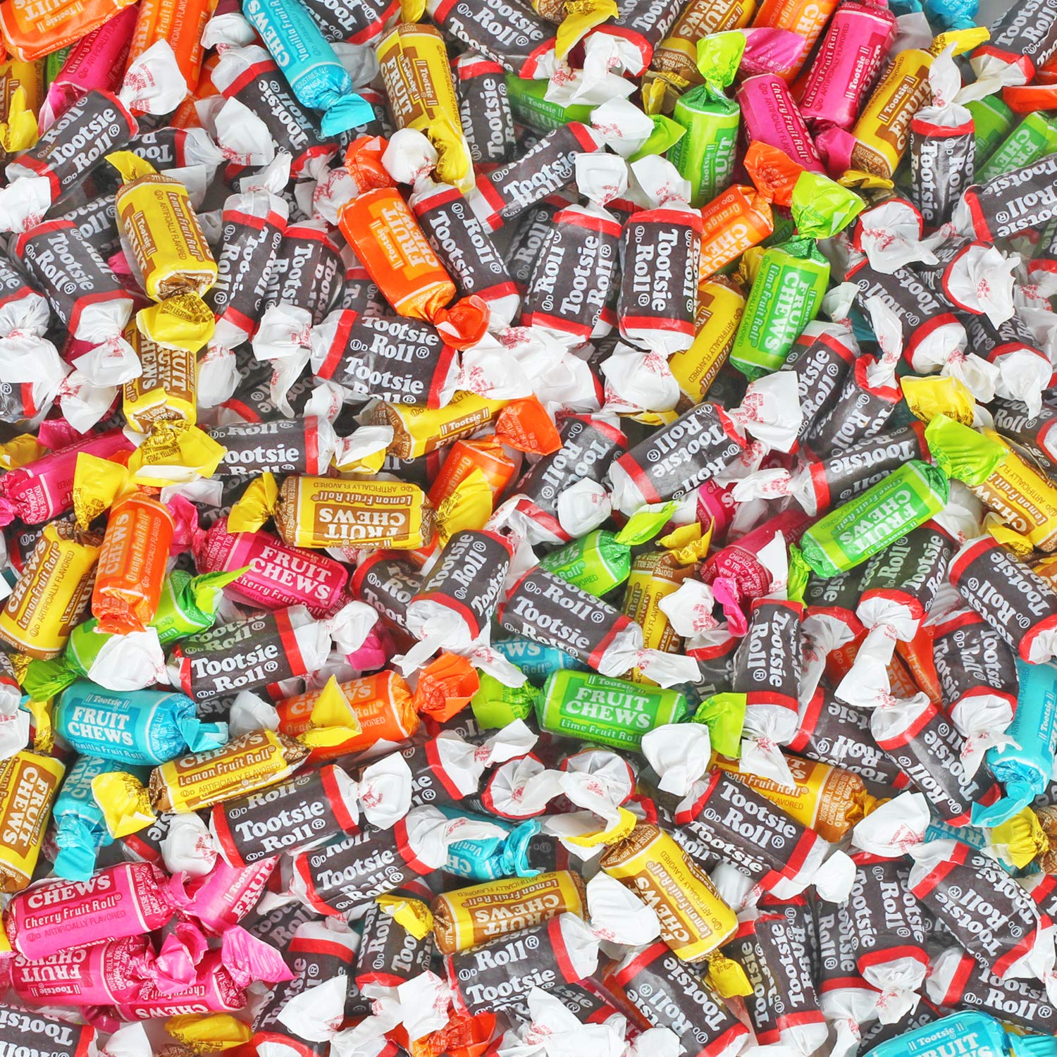 A Great Surprise Tootsie Taffy Mix - Tootsie Roll Mix - Fruit Chews ...
