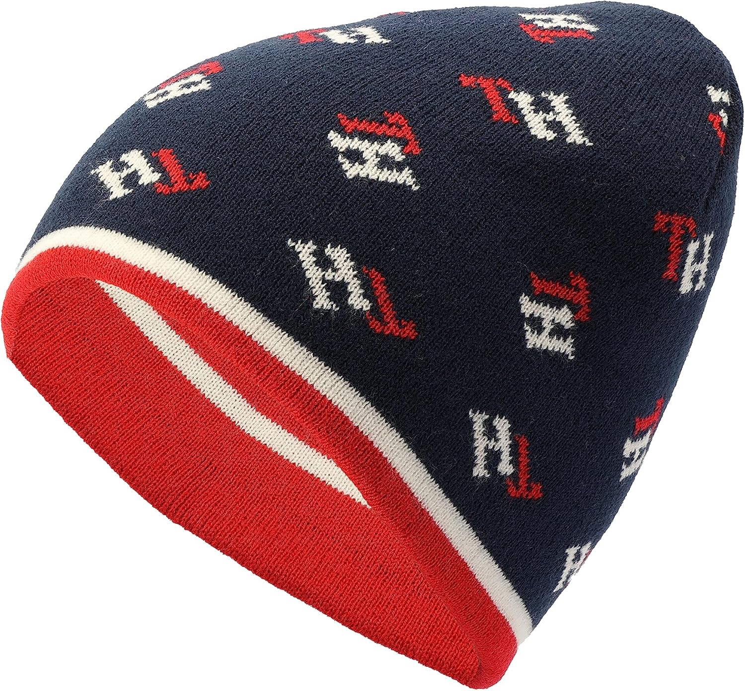 Tommy Hilfiger Boys Reversible Tilted Th Beanie