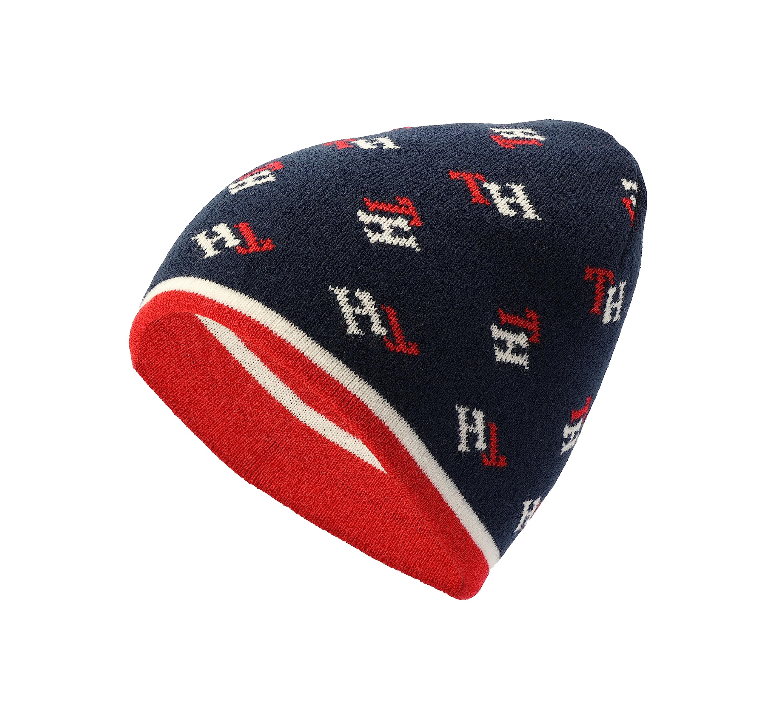 Tommy Hilfiger Reversible Tilted Th Beanie Bonnet Garçon