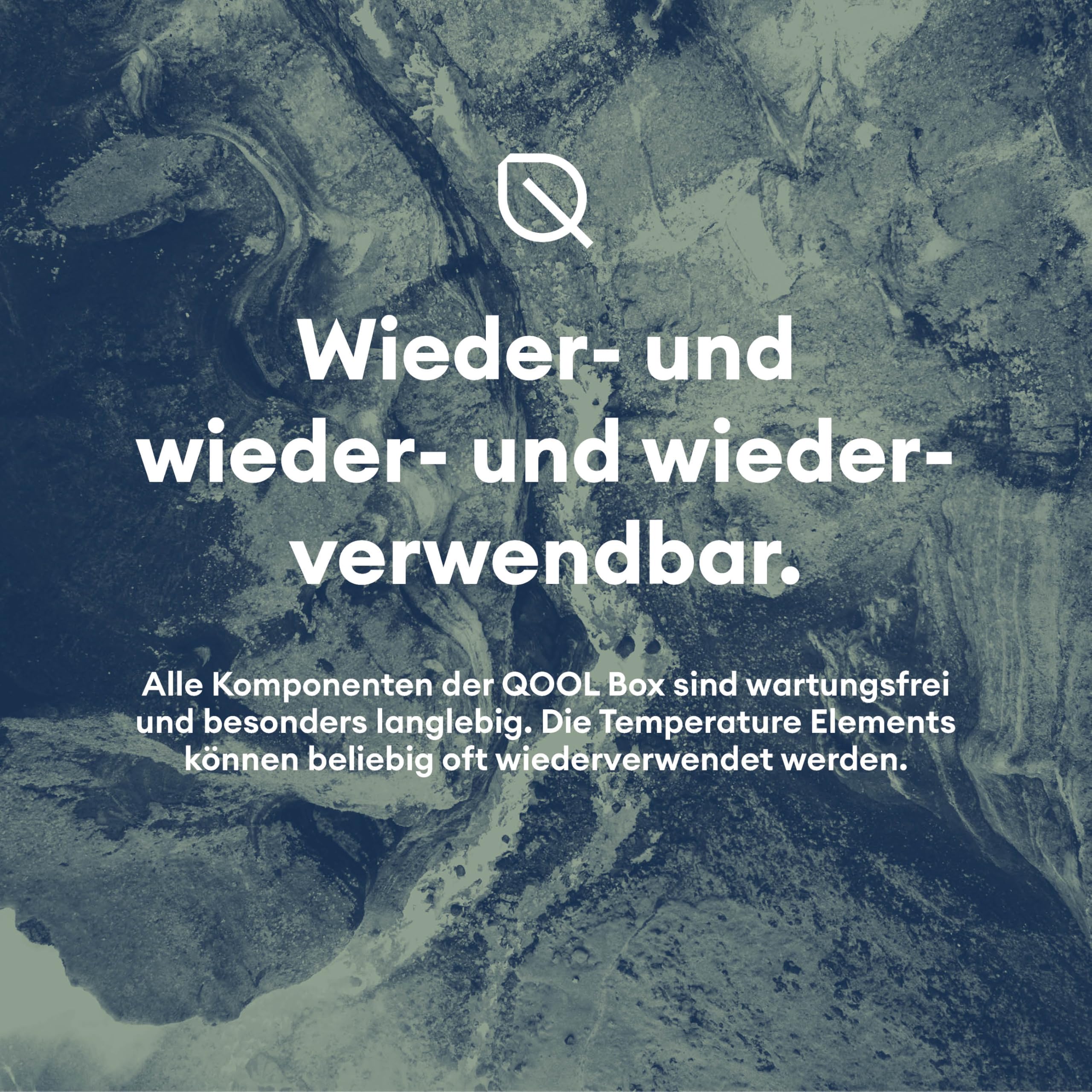 QOOL Lodówka Eco+ 27 l | Made in Germany | wykonana z materiału pochodzącego z recyklingu | zaawansowana technologicznie lodówka bez prądu | do 10 dni samodzielna | chłodzenie lub zamrażanie | 10 lat