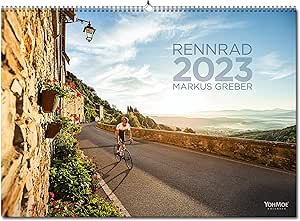 Yohmoe® Rennrad Kalender 2023 by Markus Greber im großen Panorama 