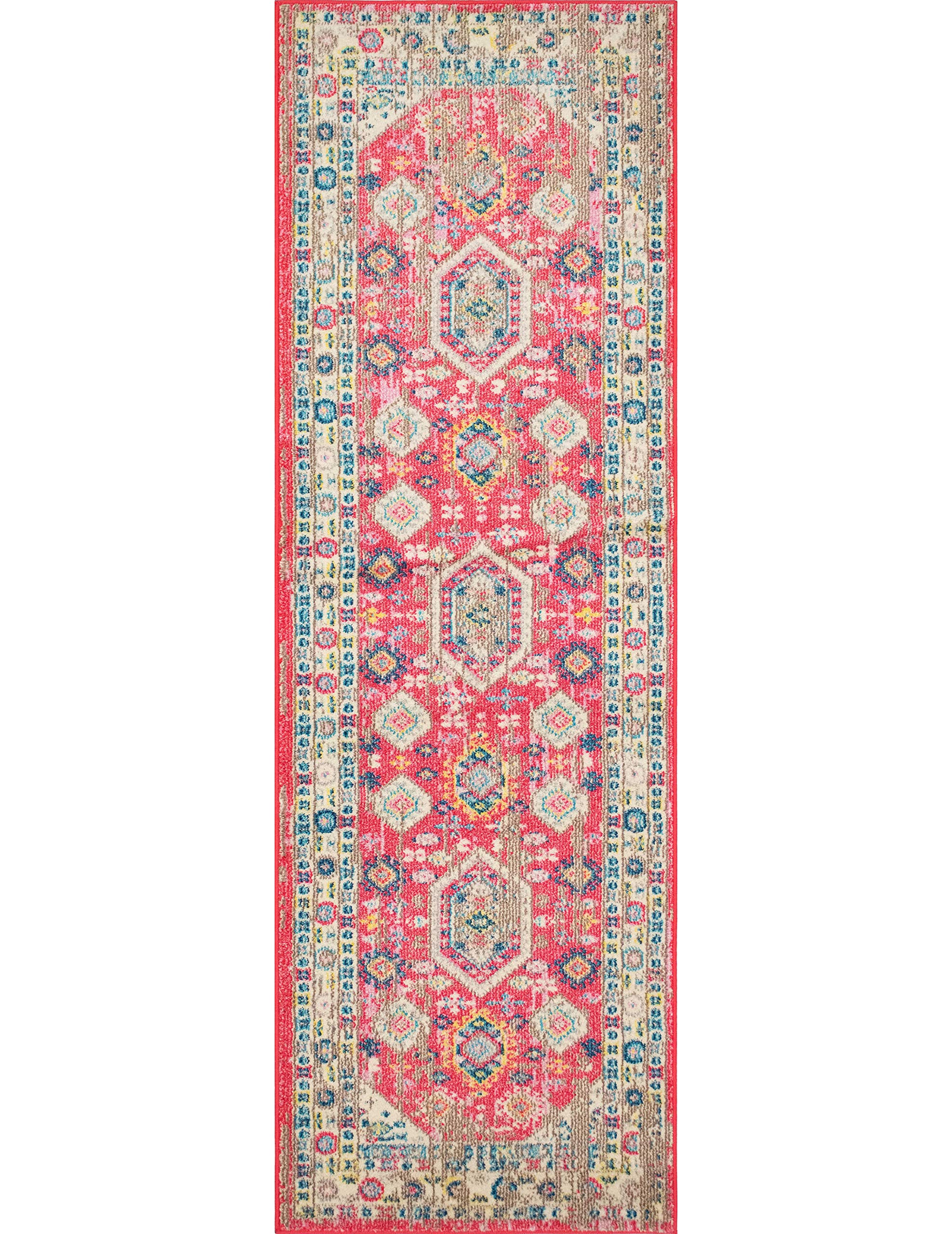 NOORI RUGSapphire Francisca Pink/Purple Area Rug, 2'8" x 8'0"