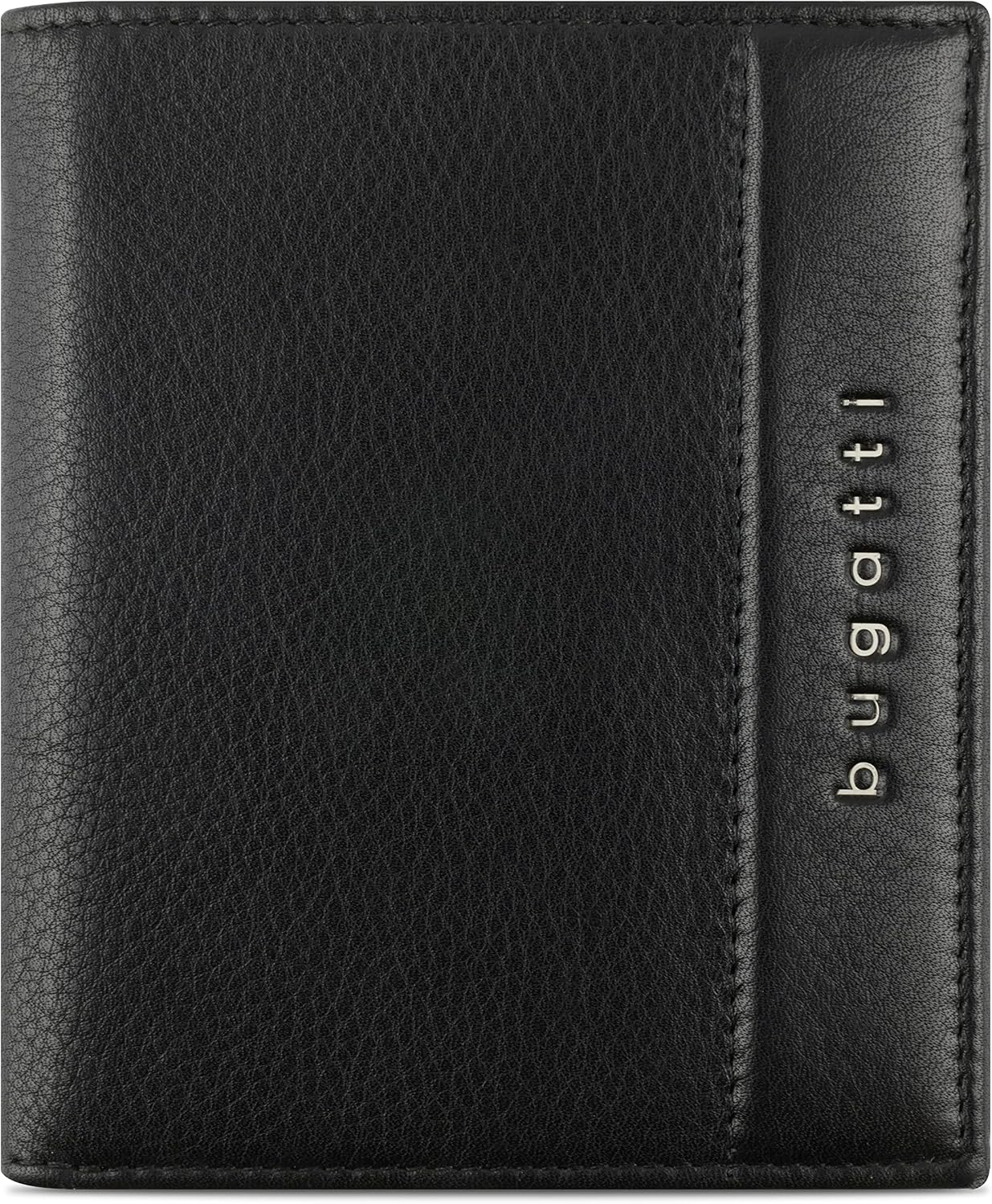 Bugatti Nome Men's Premium Leather Wallet with RFID Protection Black