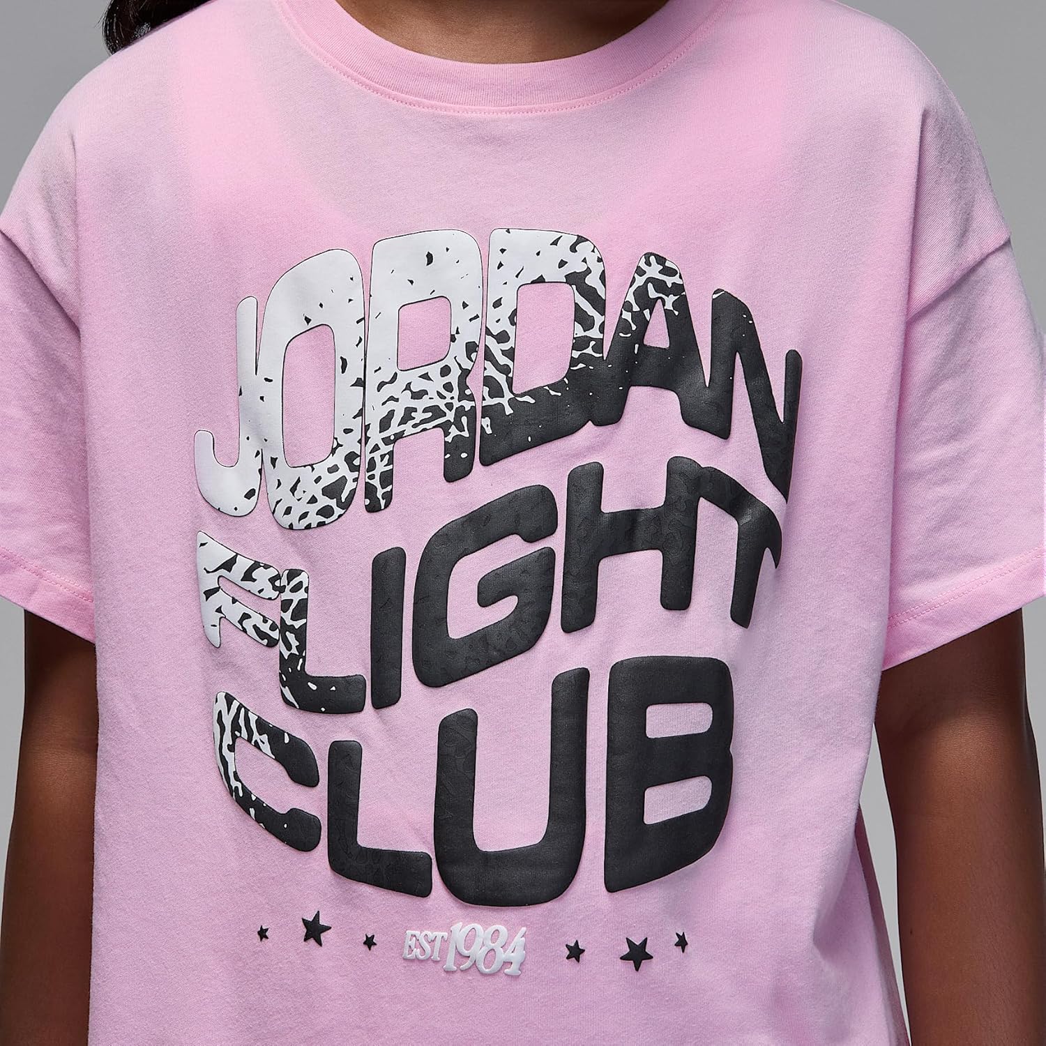 Jordan Jumpman Club Big Kids' T-Shirt (Medium Soft Pink)