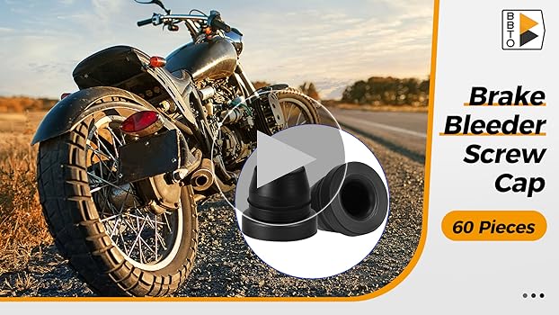 Glarks 300Pcs M6(Red) M8(Yellow) M10(Black) Grease Zerk Fitting Caps Assortment Kit Brake Bleeder Screw Caps Dust Cover With Keeper