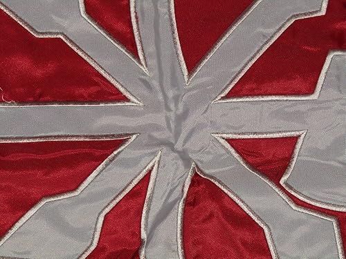 Miniatura 7 de Premium 3x5 Embroidered Sewn Synthetic Cotton 3'x5' w 2 Clips