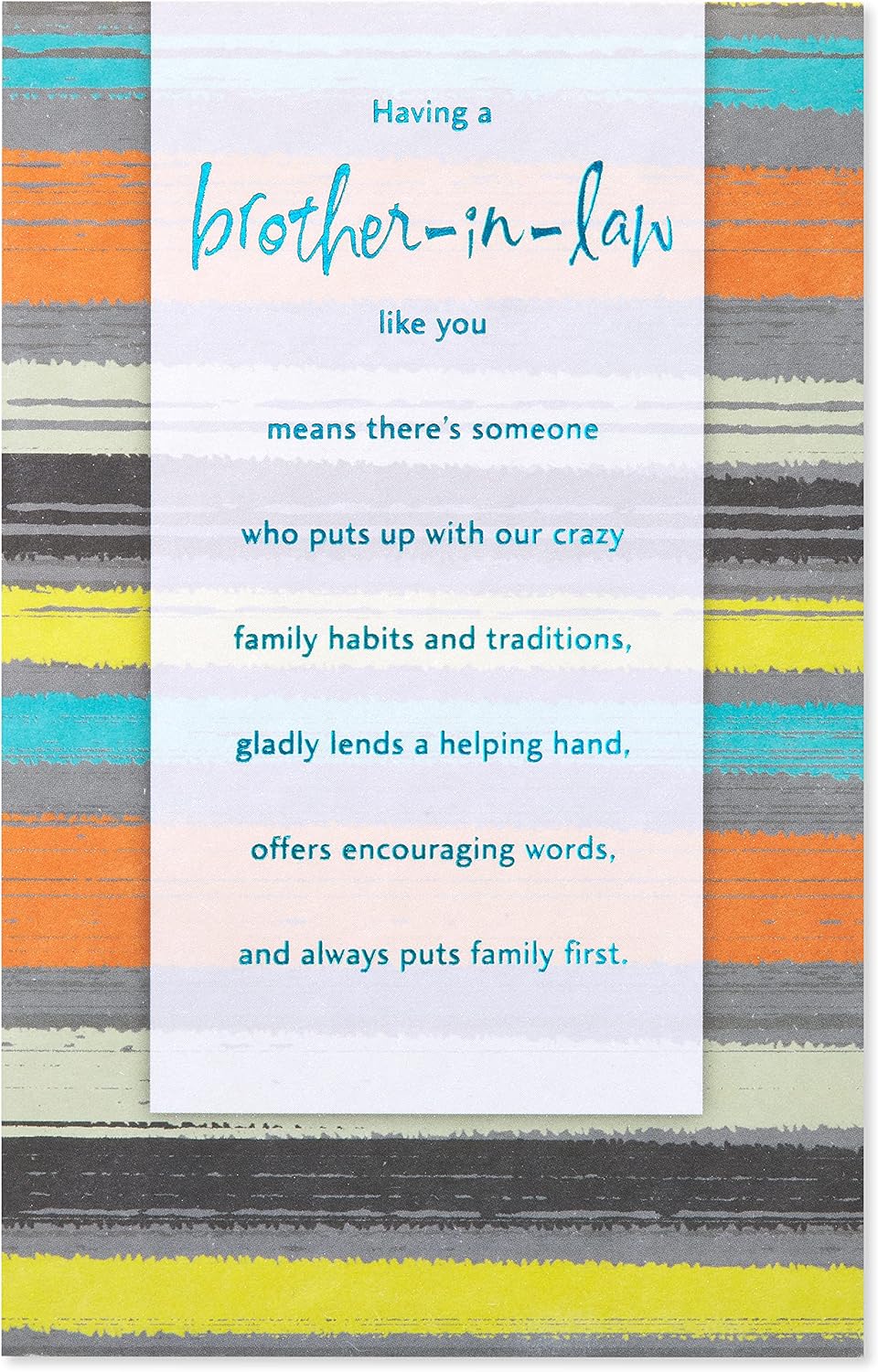American Greetings Birthday Card for Brother-In-Law (Feeling Proud)
