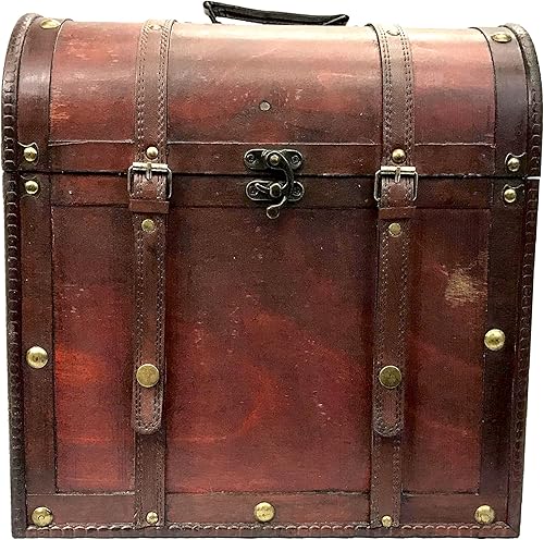 Miniatura 2 de allgala Caja de madera para botellas de vino con acabado antiguo, 6 botellas