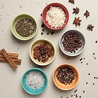 Vista 6 de Now Designs Canyon - Juego de tazones de cerámica, plato para salsa de soja, juego de 6, 2 oz