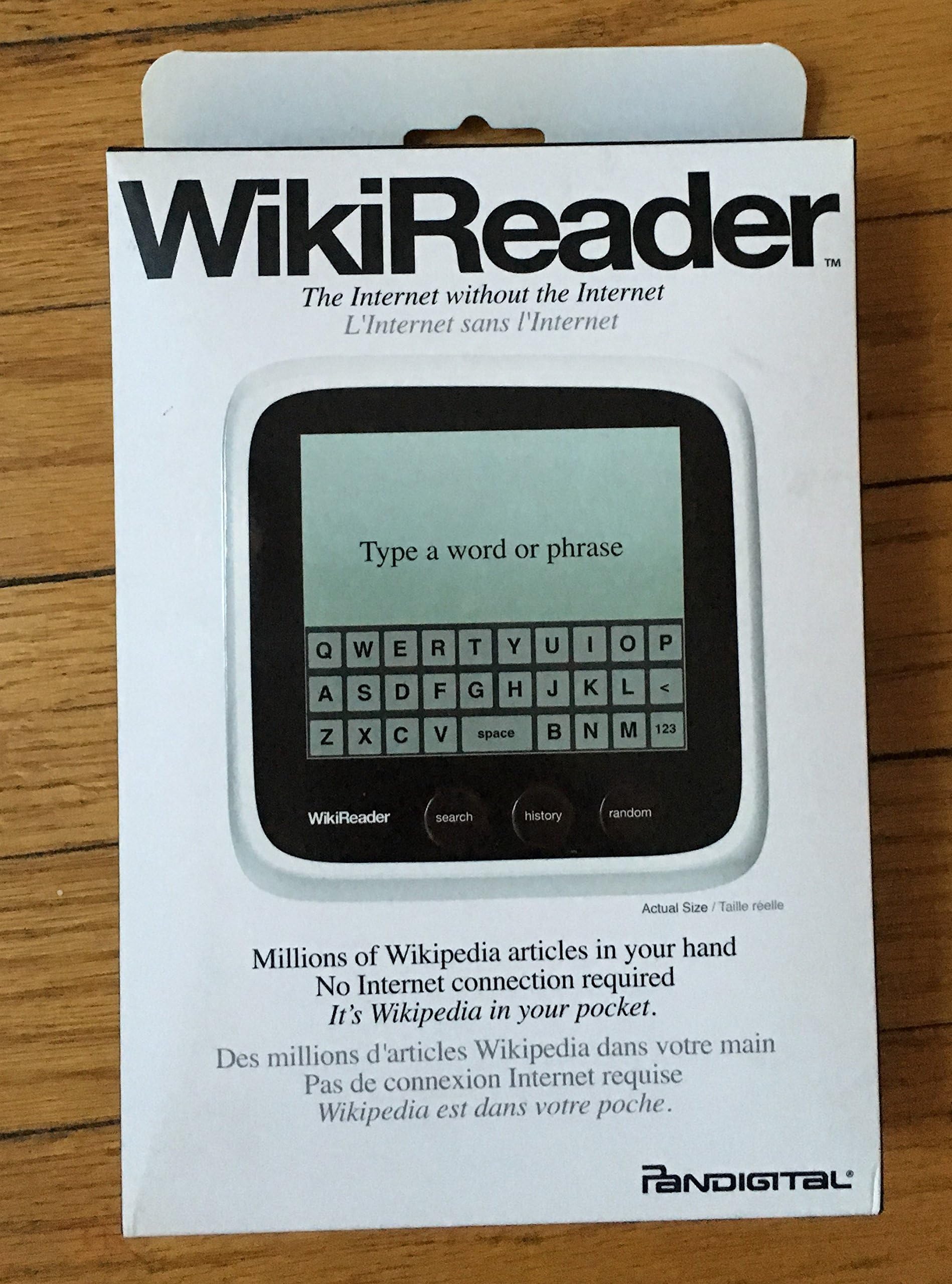 WikiReader Pocket Wikipedia