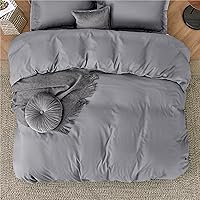 Vista 161 de Bedsure Funda de edredón tamaño Twin/Twin XL - Juego de ropa de cama suave de doble cepillado para niños y adultos, cierre de cremallera, 2 piezas