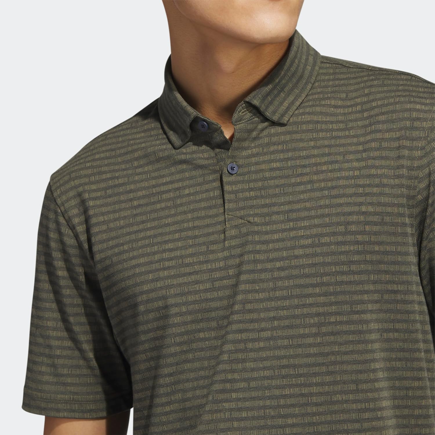 adidas Men's Go-to Stripe Golf Polo Shirt - Image 9