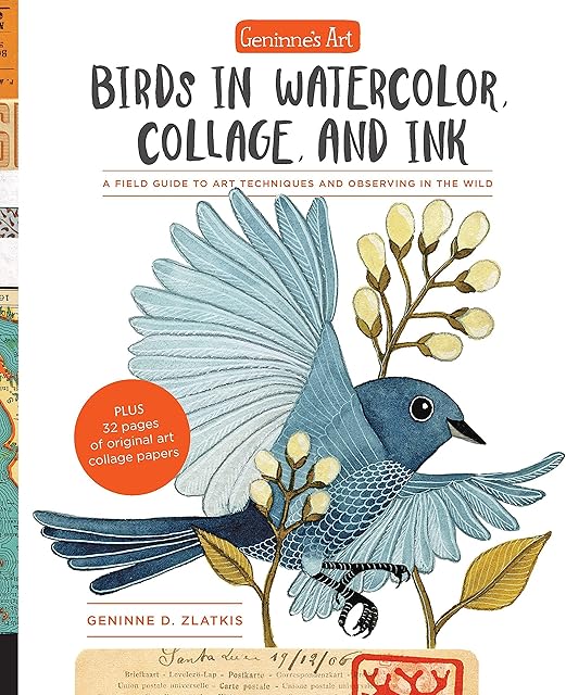 Geninne's Art: Birds in Watercolor, Collage, and Ink: A field guide to art techniques and observing in the wild