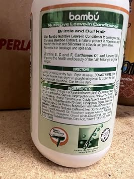 Silicon Mix Bambu Shampoo 36oz (Pack of 2) & Treatment 60oz & Leave-in 8oz (Pack of 2) Set