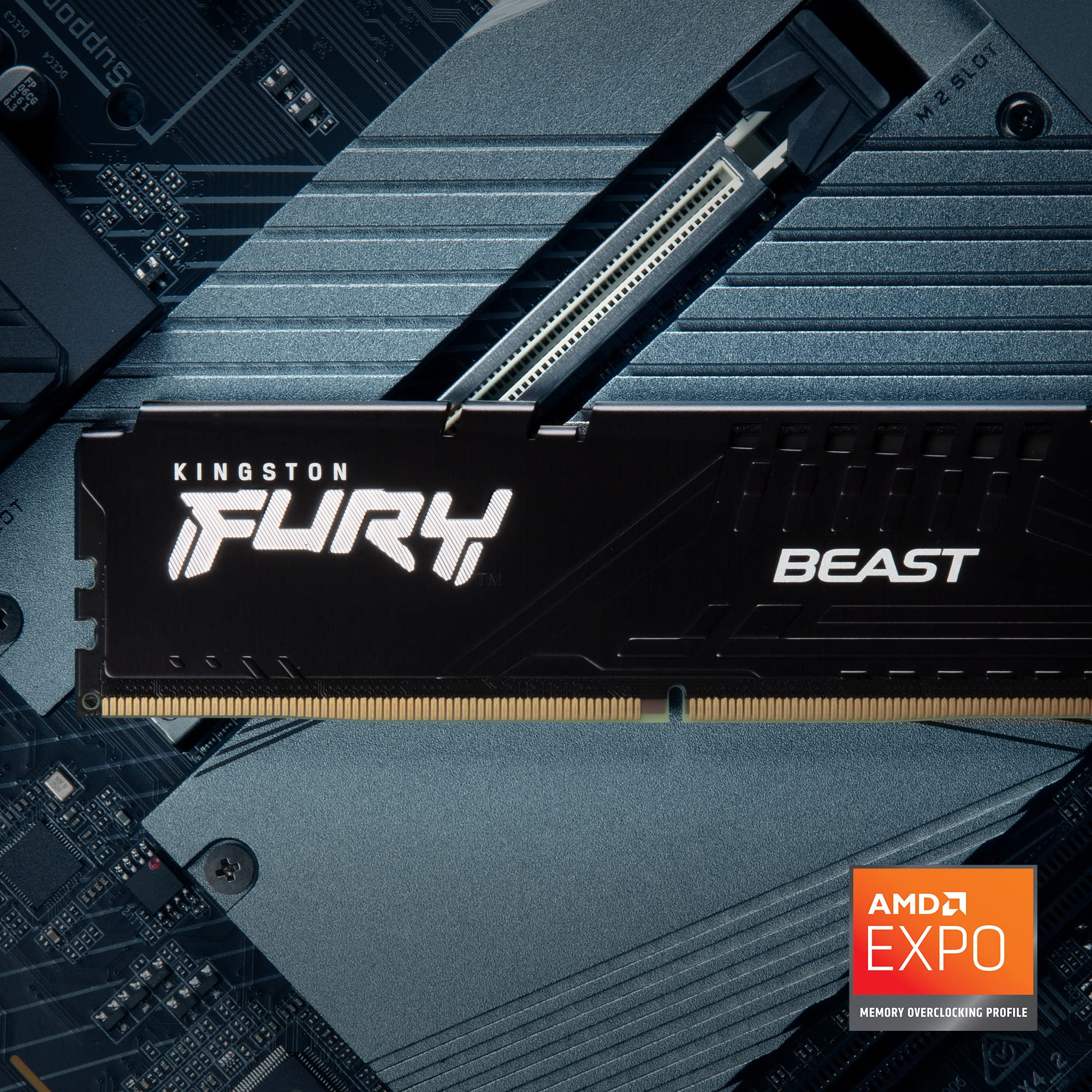 Kingston FURY Beast Negro RGB 32GB (2x16GB) 6000MT/s DDR5 CL36