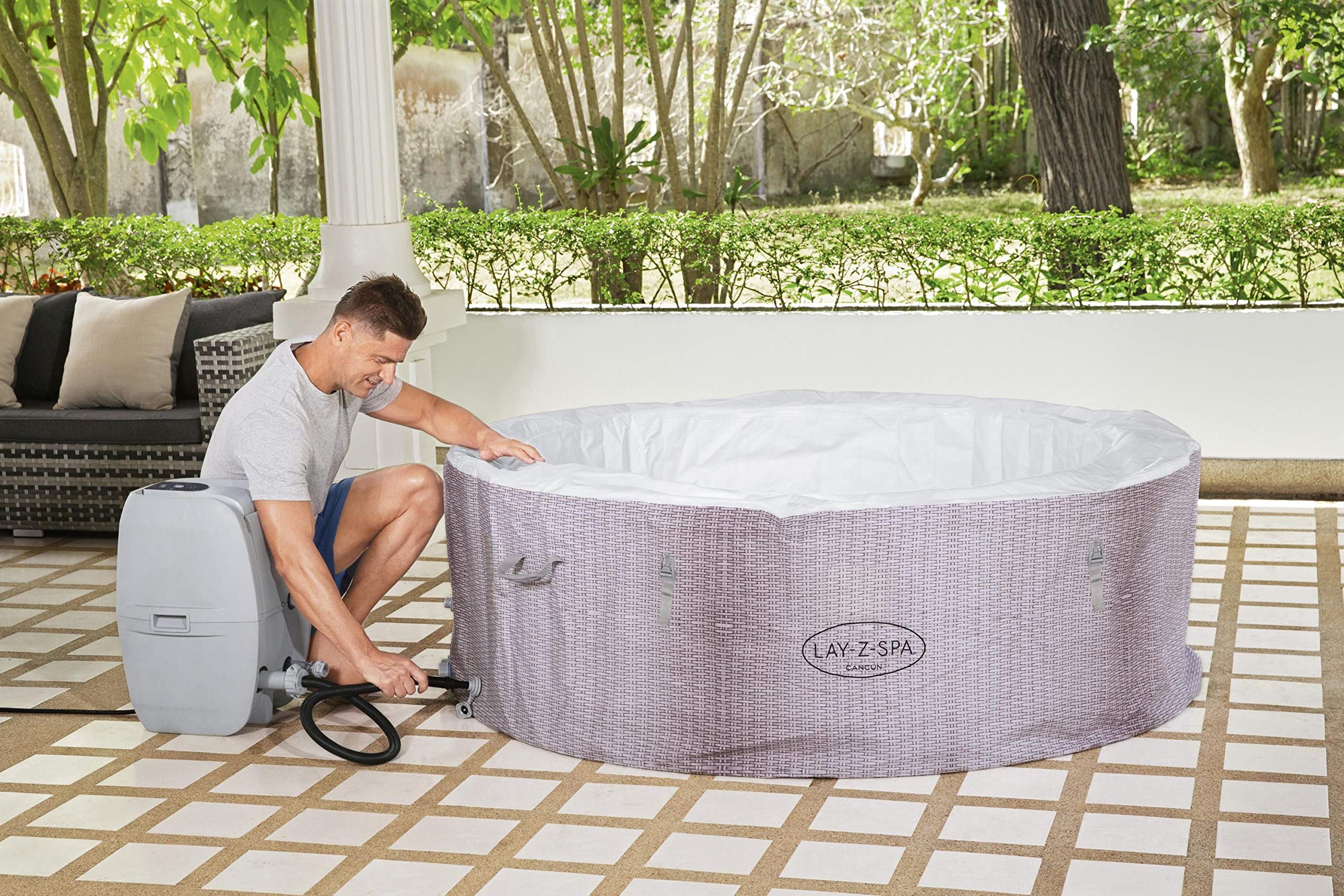 Bestway Lay-Z-SPA® 71" x 26"/1.80m x 66cm Cancun AirJet