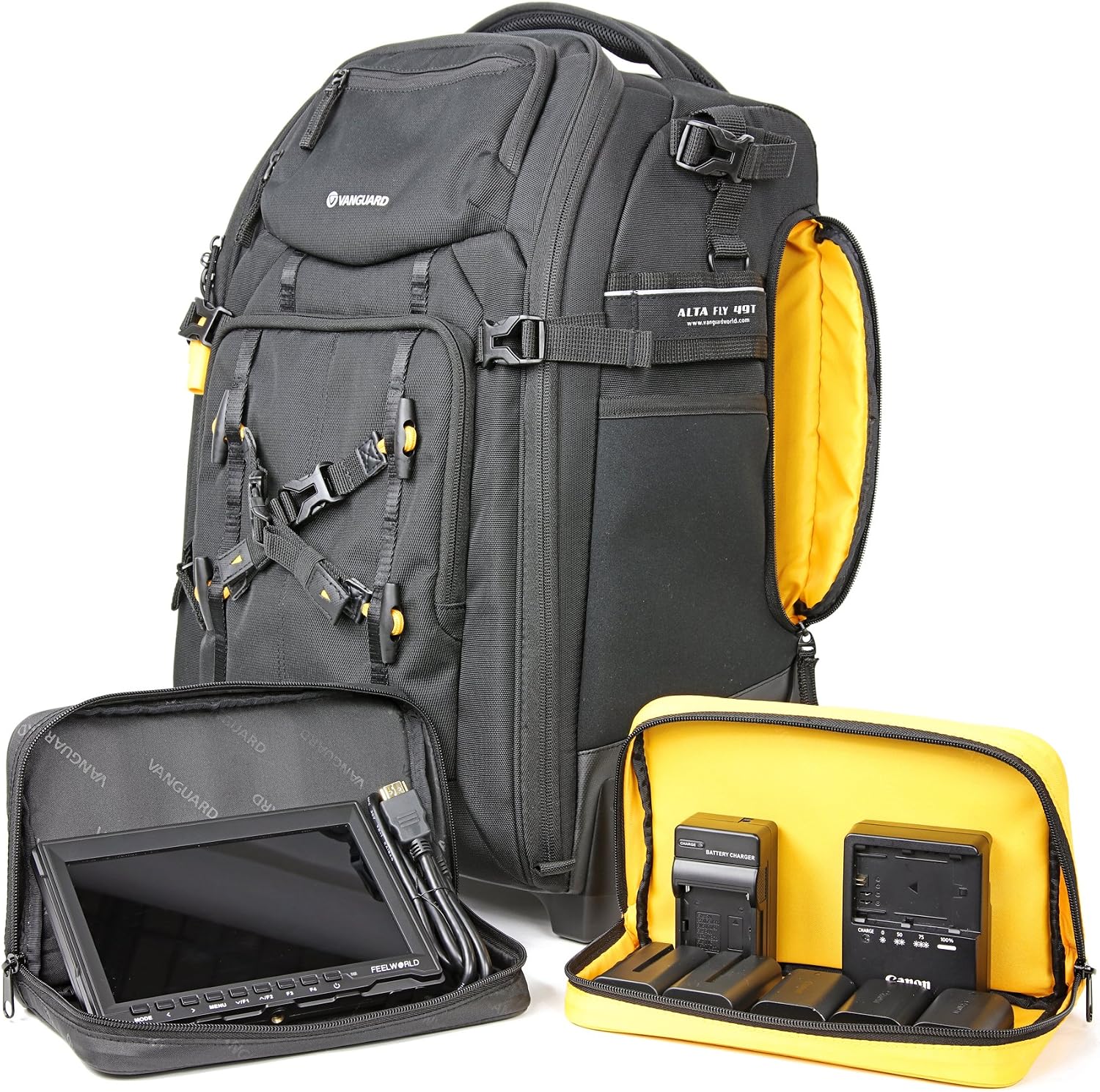 VANGUARD ALTA FLY 49T Rolling Carry On Camera Bag - Black