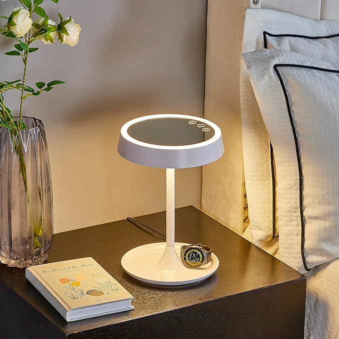 Artiva USA Artiva USA 12.5" LED Touch Desk Lamp with Lighted Make-up Mirror, Set of 2 photo 2