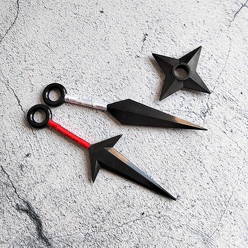Miniatura 6 de IMAKARA Minato Kunai y Kunai Set de armas de plástico de 8.7 pulgadas