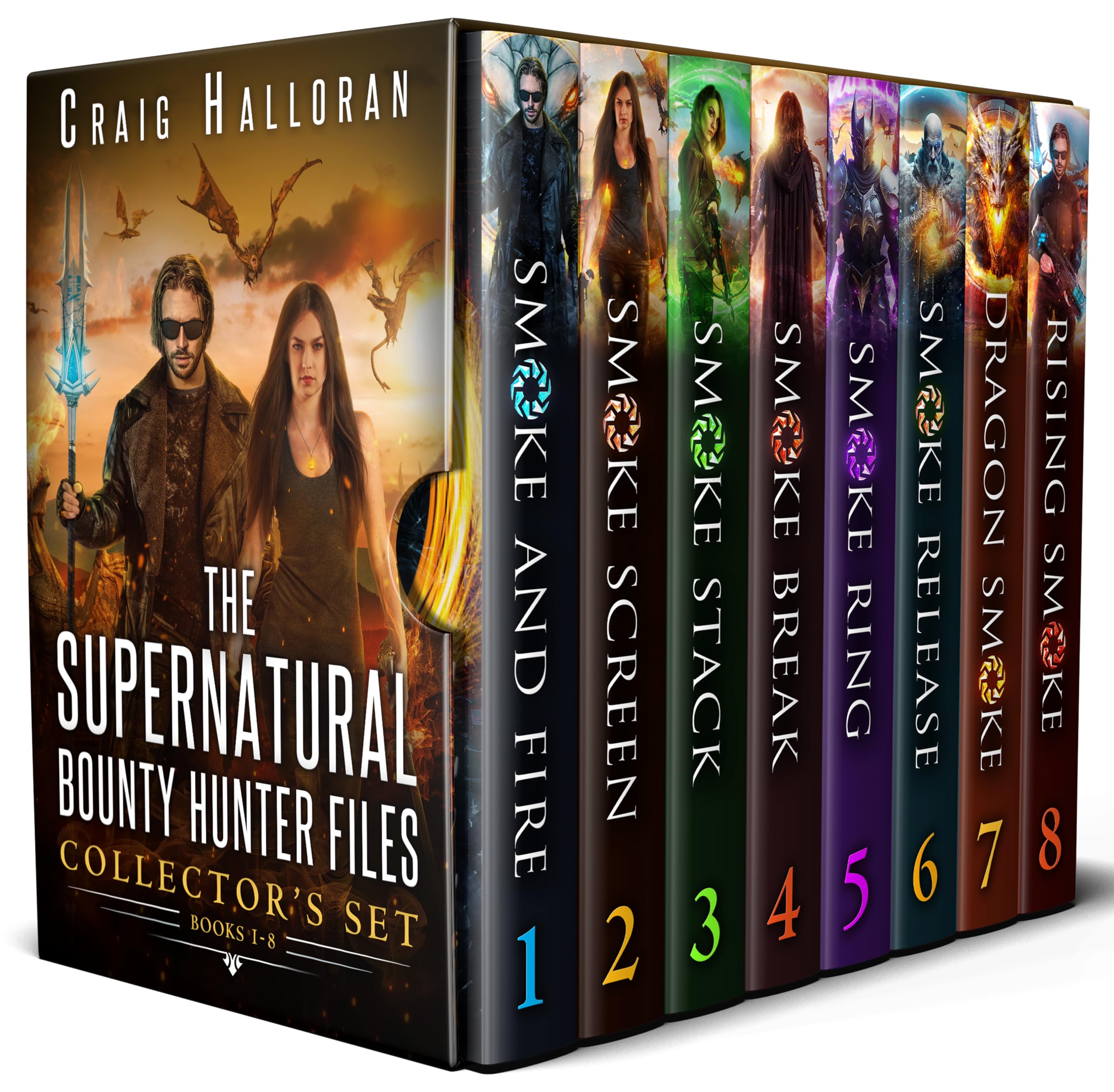 The Supernatural Dragon Hunter Files Collector's Set (Books 1 through 8): Epic Paranormal Urban Shifter Fantasy Adventure (Supernatural Bounty/Dragon Hunter Boxsets Book 3)