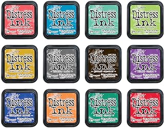 Ranger Tim Holtz Bundle of 12 Distress Ink Pads | 2015 Colors of the Month