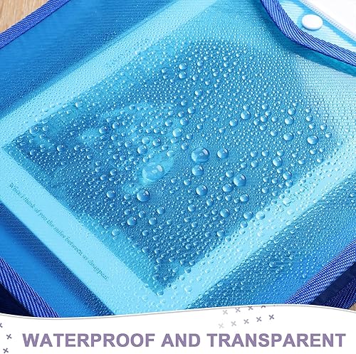 Vista 46 de Carpetas de plástico para archivos, 10 piezas, sobre expandible, carpeta organizadora de documentos con cierre a presión y bolsillo, bolsa Negro