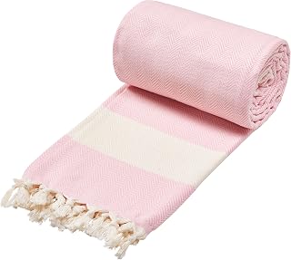 Sowel® XXXL - Toalla de playa (100% algodón, 200 x 240 cm), color rosa
