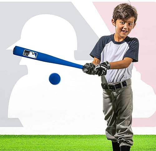 Miniatura 7 de Franklin Sports MLB - Juego de bate de béisbol de espuma para niños + pelotas – Bates de béisbol de espuma suave para interiores y exteriores