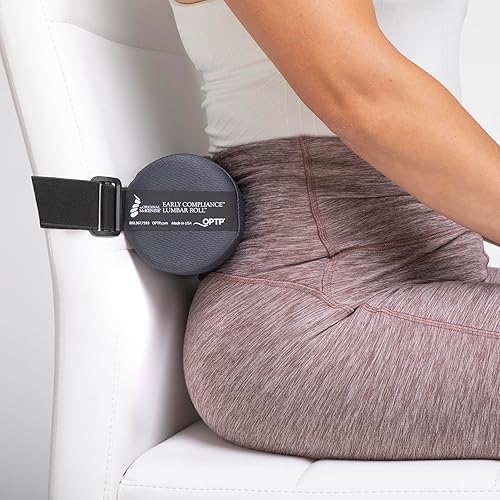 Miniatura 4 de The Original McKenzie Early Compliance rollo lumbar. Apoyo para la parte baja de la espalda para sillas de oficina y asientos de auto