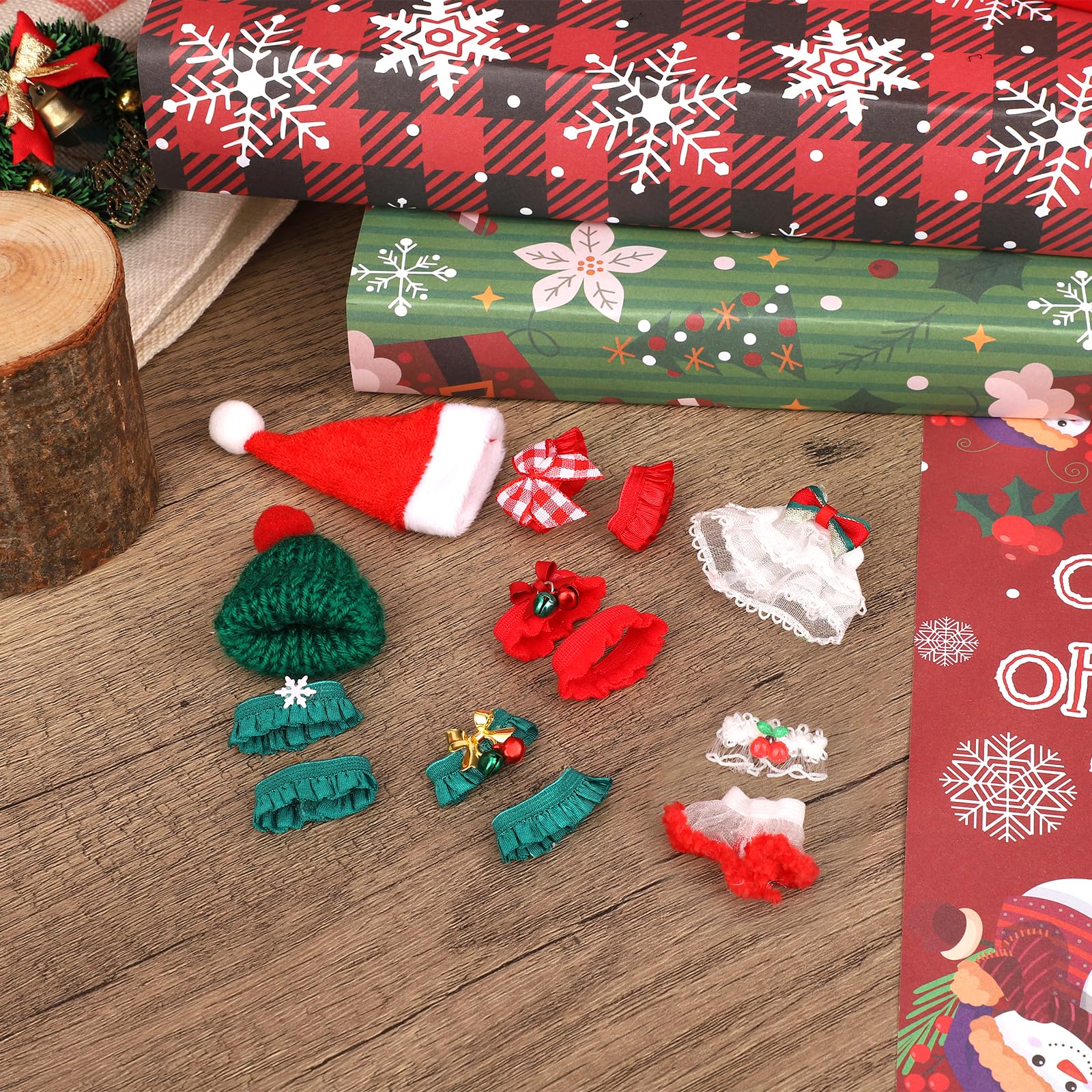 6 Sets Doll Christmas Clothes for 3in7.62cm - Image 3
