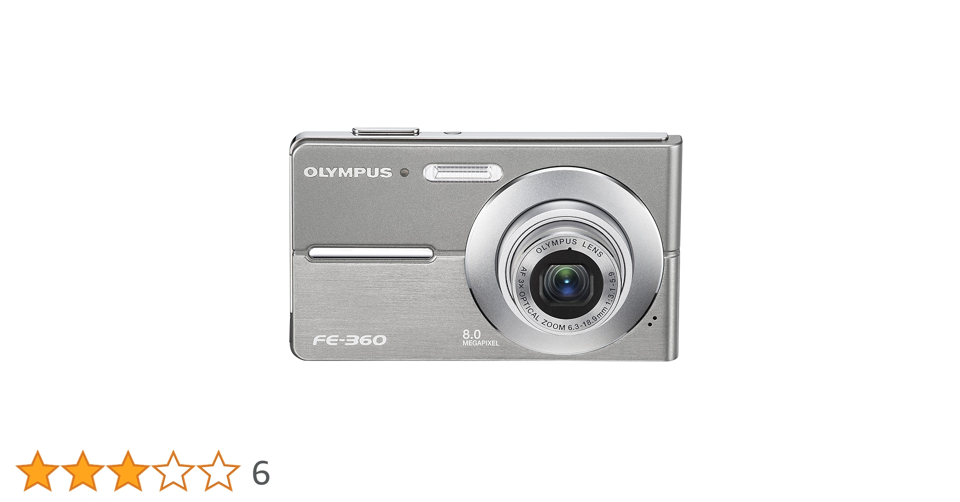 コンパクトデジタルカメラ Olympus FE360 8MP Digital Camera with 3x Optical Dual Zoom (Silver) by Olympus Amazon | Olympus FE360 8MP Digital Camera with 3x Optical