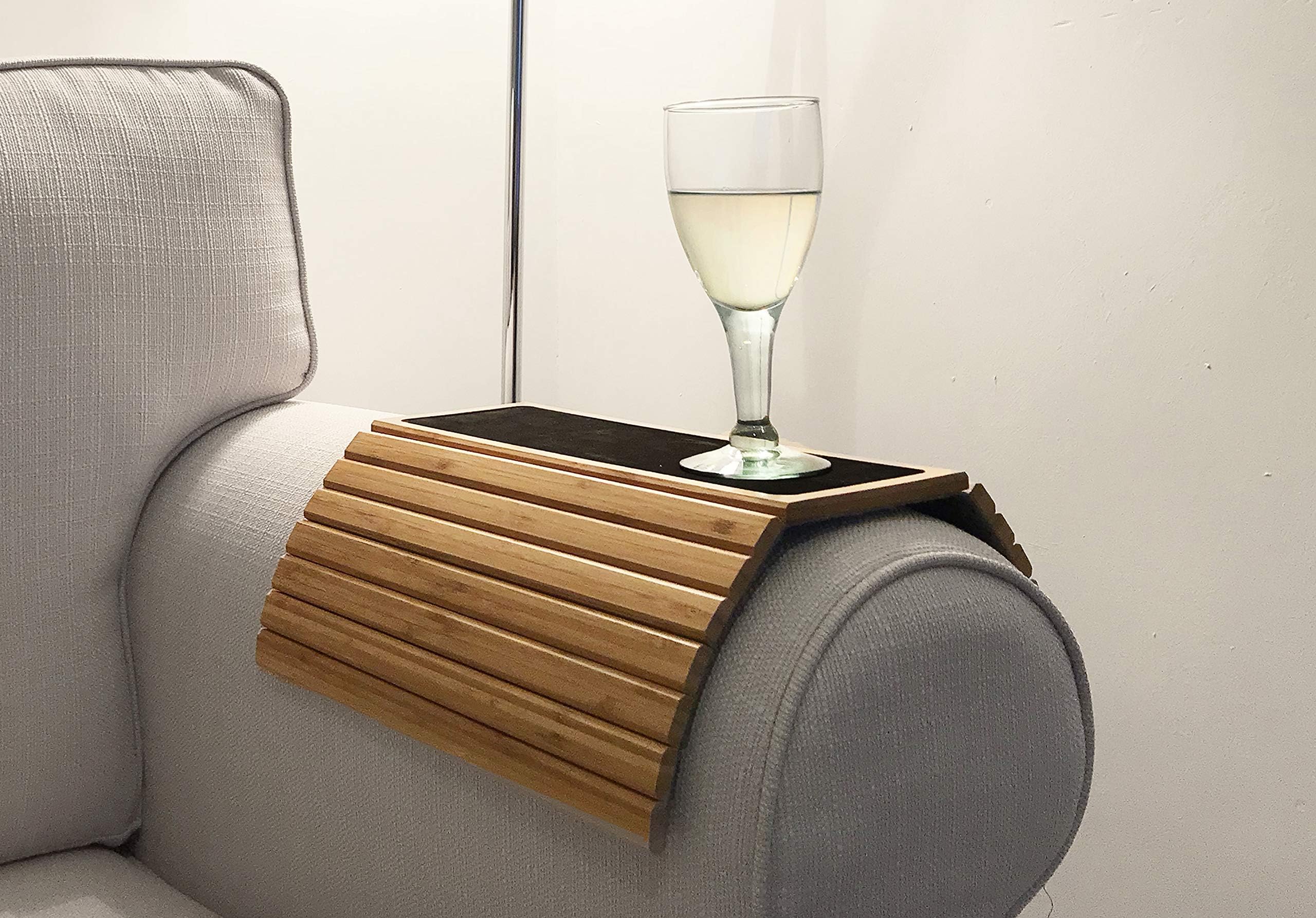 EWART WOODS Wood sofa arm tray protectors armrest table sofa table