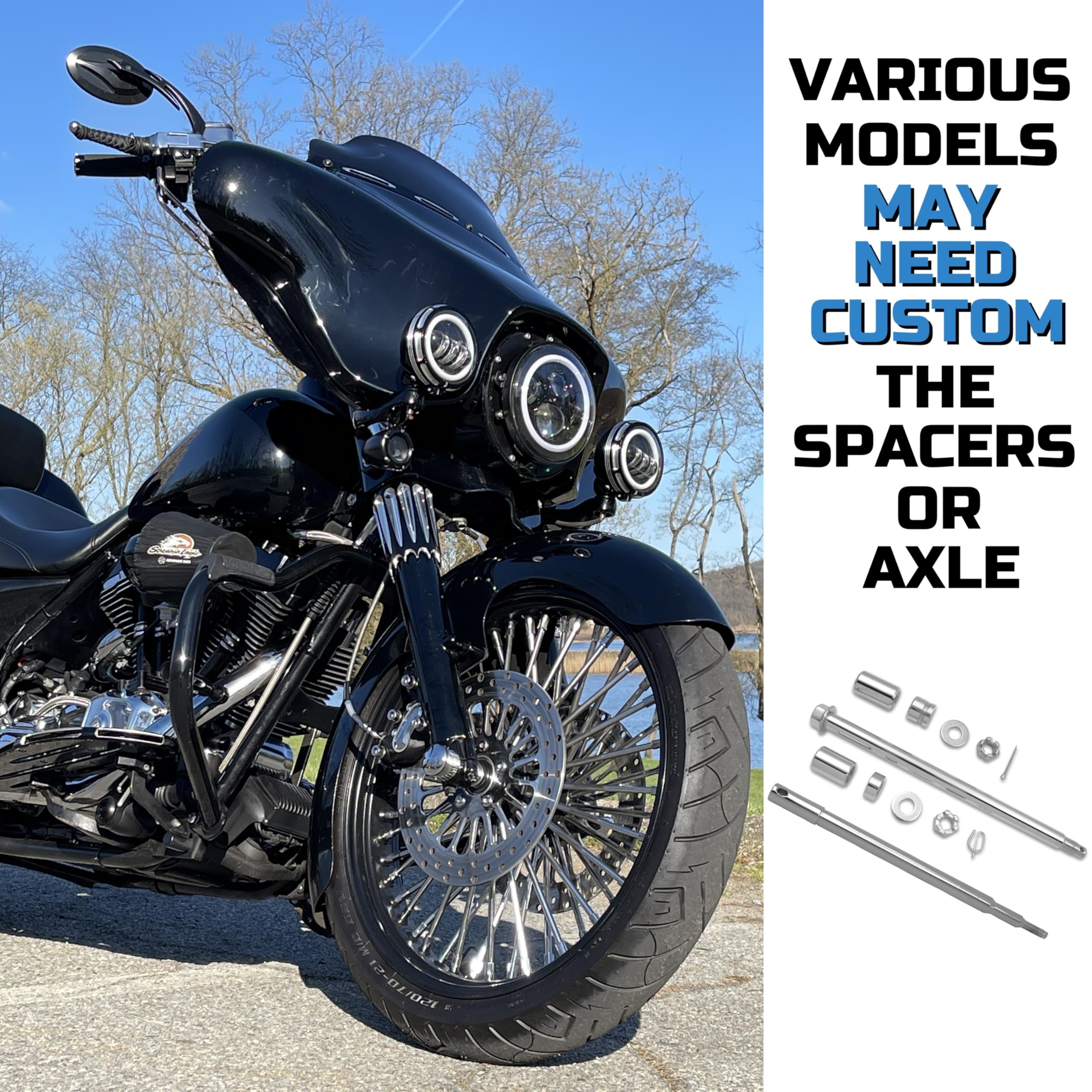 Amazon.co.jp: FatFlex フロントホイール Harley Touring 2000-2007 21