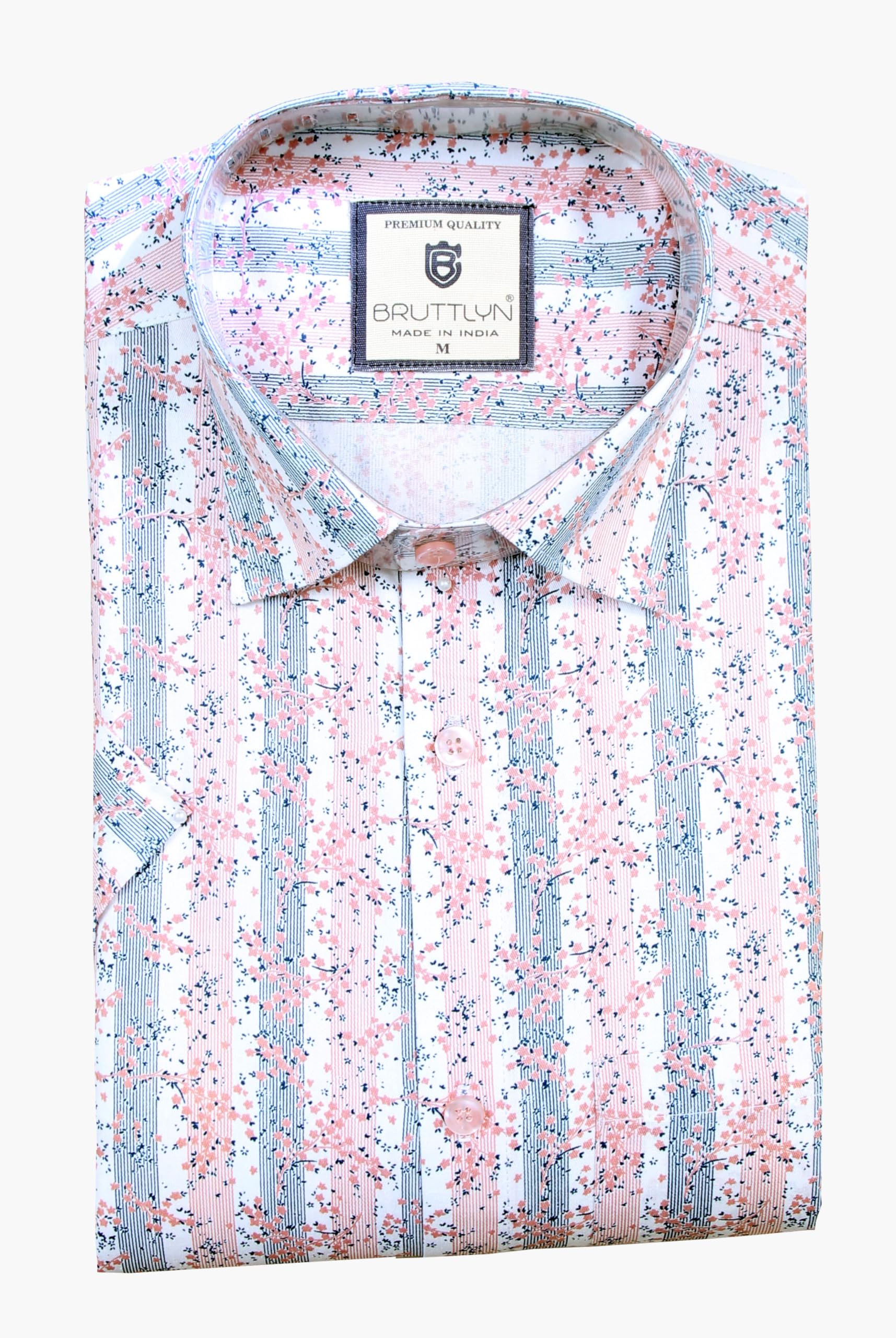 APRILHALF Men Striped Casual Shirt ()