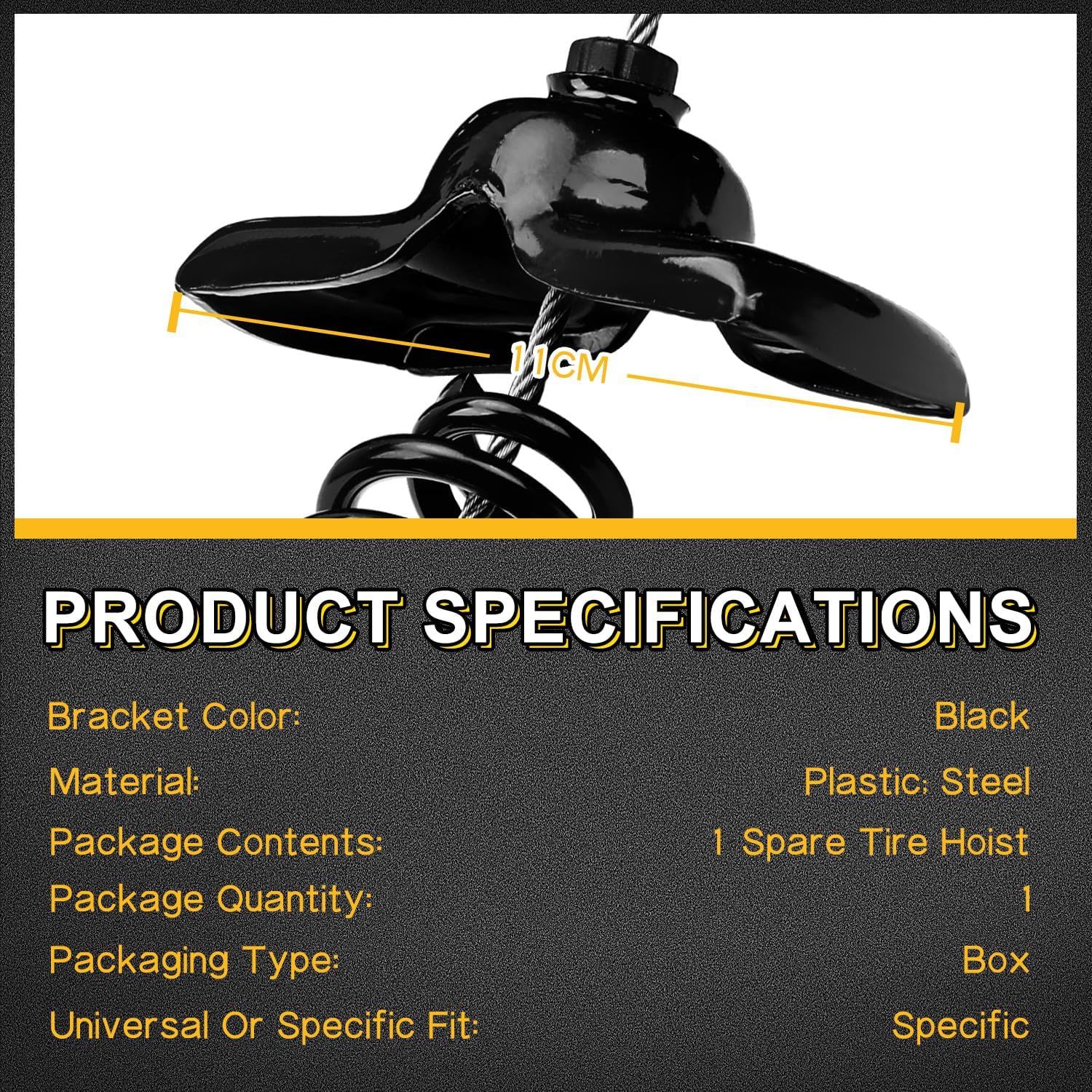 924-535 Spare Tire Hoist Winch Lifter Assembly Fit for Jeep Grand Cherokee 2005-2010 | Refernce Number 52089369AC, 52089369AD, 52089369AI