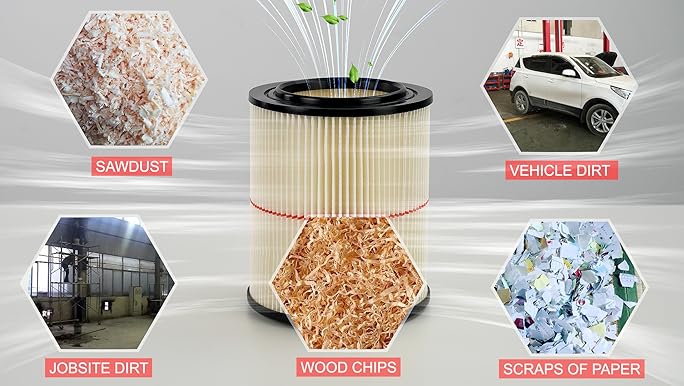 SOSOMARTページ 17816 9-17816 Red Stripe Vacuum Cartridge Filter Compatible