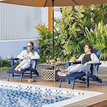 Amazon.com : Yaheetech Adirondack Chair with Retractable Ottoman Amazon.com : Yaheetech Adirondack Chair with Retractable Ottoman