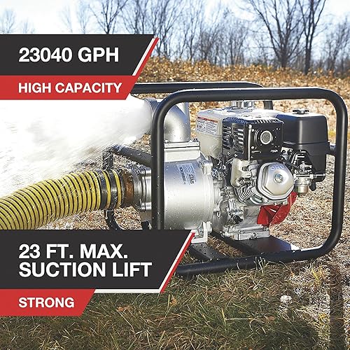 Miniatura 2 de NorthStar Bomba de semi-basura-Puertos de 4 pulgadas 23,040 GPH 34 pulgadas Tapa sólida #109183