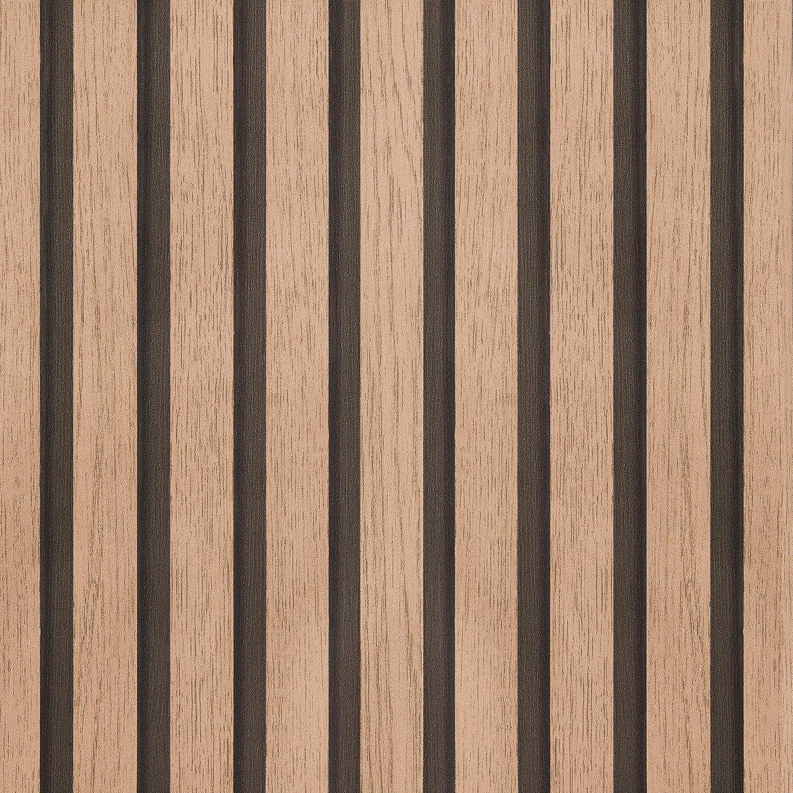 Warmiehomy Self Adhesive Wallpaper Wood Peel and Stick Wallpaper 40cm x 1000cm Sticky Back Plastic Roll Wood Slat Vinyl Wrap Contact Paper for Cabinets, Wall, Furniture Stickers