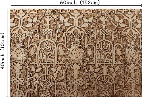 Miniatura 2 de Simsant RGTZGSI012 - Tapiz marroquí para colgar en la pared, para dormitorio, sala de estar, dormitorio, 60 x 40 pulgadas