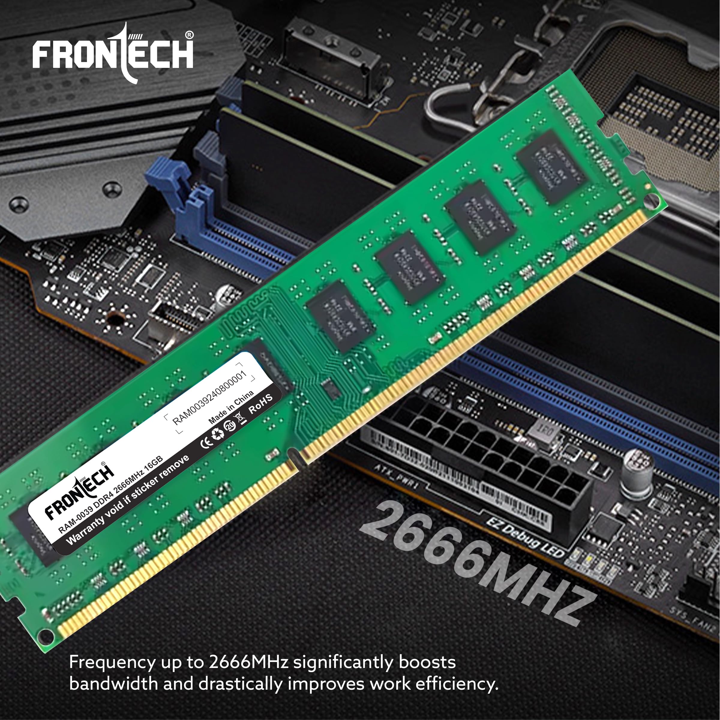 Amazon.in: Buy FRONTECH 16GB DDR4 16 Chips 2666 MHz Desktop RAM